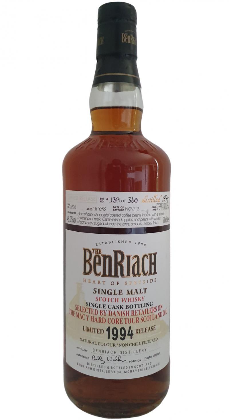 BenRiach 1994 Single Cask Bottling