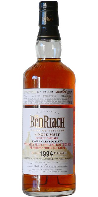 BenRiach 1994 Single Cask Bottling