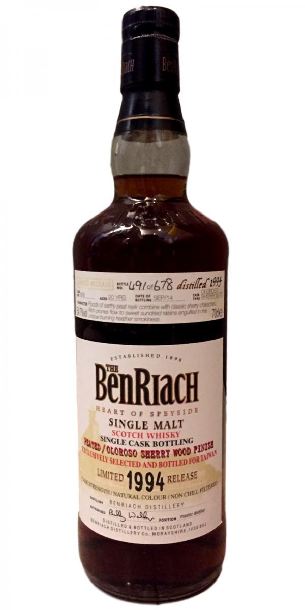 BenRiach 1994 Single Cask Bottling