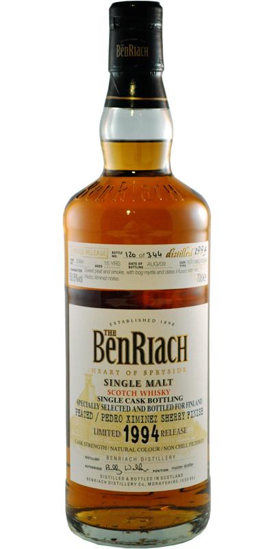 BenRiach 1994 for Finland