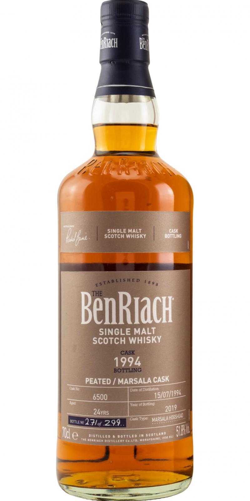 BenRiach 1994 Single Cask Bottling - Batch 16