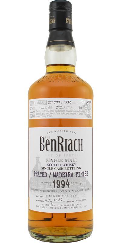 BenRiach 1994 - Peated Single Cask Bottling - Batch 11