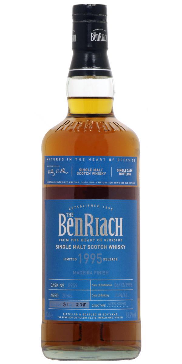 BenRiach 1995 Single Cask Bottling - Batch 13