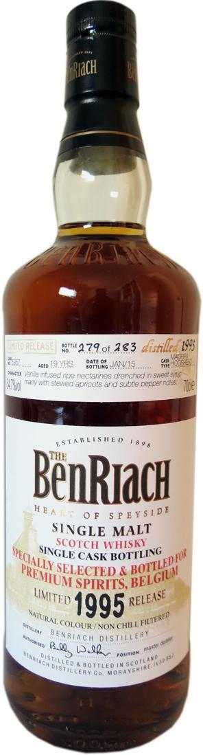 BenRiach 1995 Single Cask Bottling
