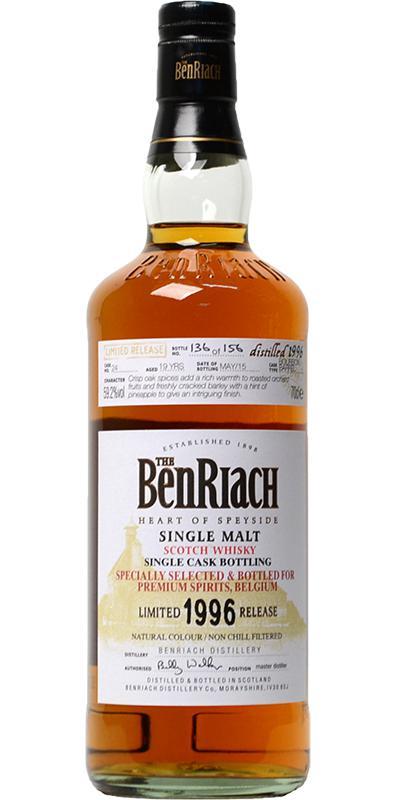 BenRiach 1996 Single Cask Bottling