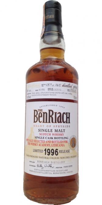 BenRiach 1996 Single Cask Bottling