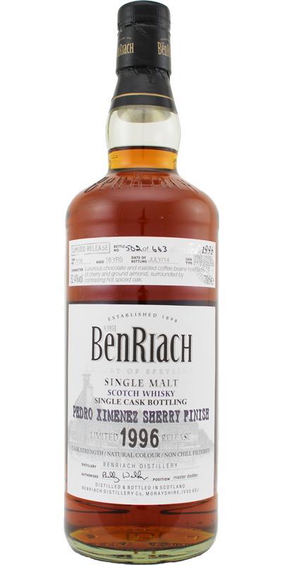 BenRiach 1996 Single Cask Bottling - Batch 11