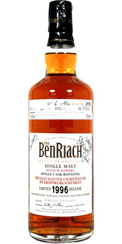 BenRiach 1996 Single Cask Bottling