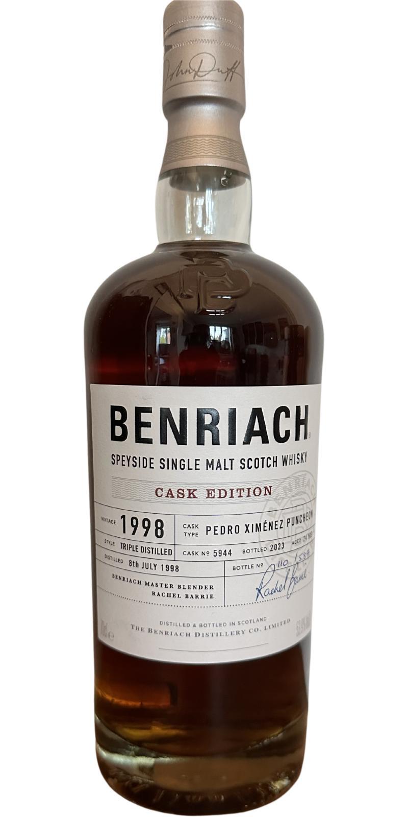 BenRiach 1998 Cask Edition