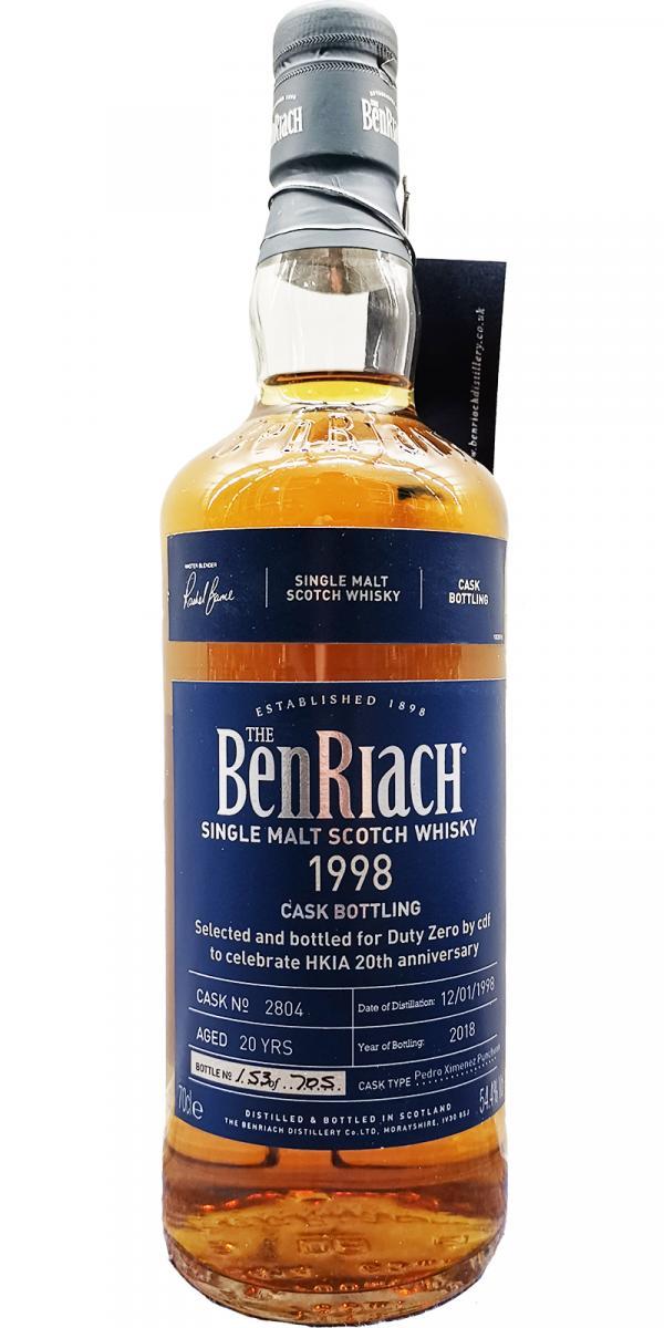 BenRiach 1998 Single Cask Bottling
