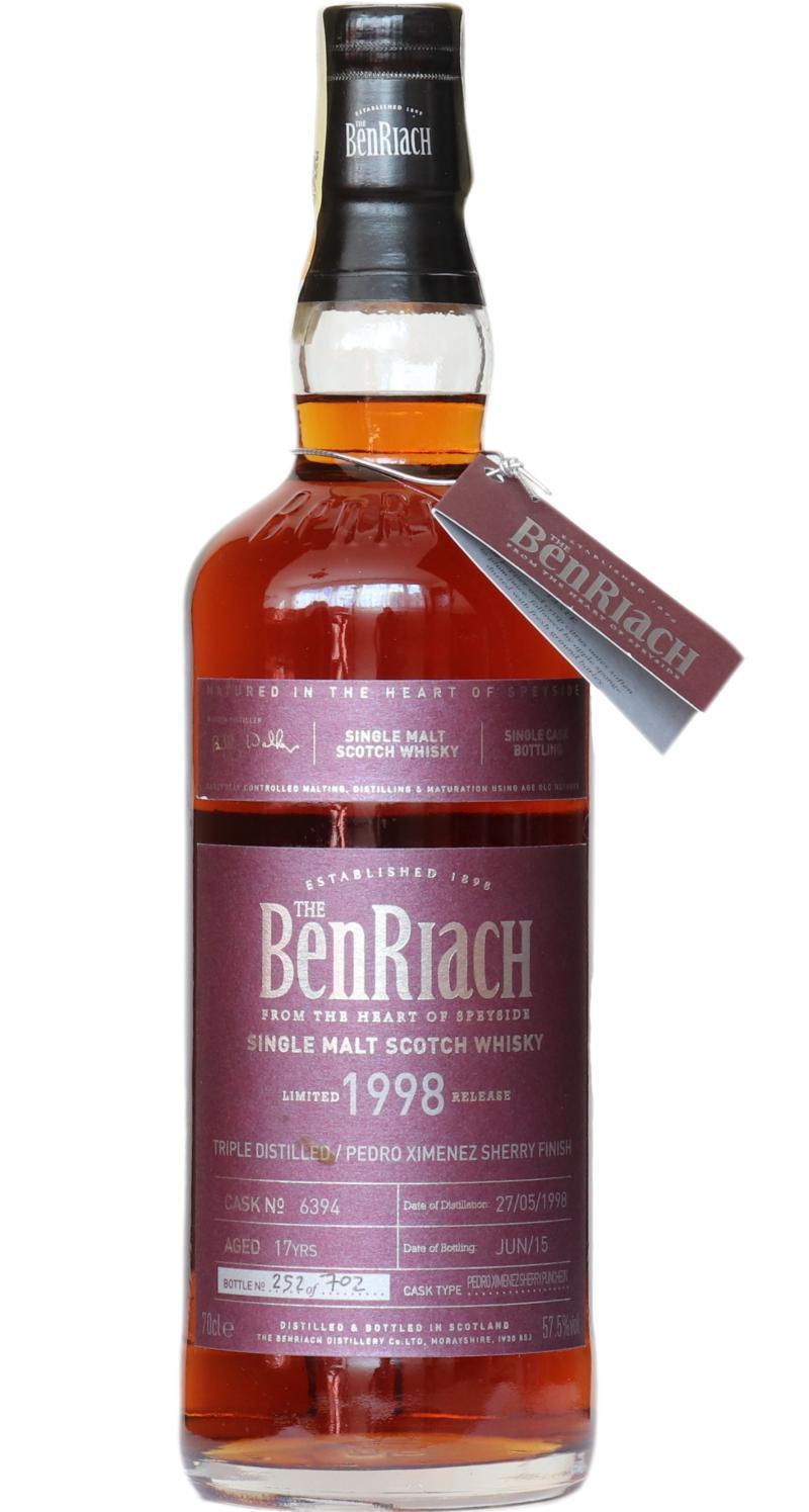 BenRiach 1998 Single Cask Bottling - Batch 12