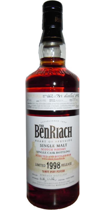 BenRiach 1998 Tawny Port Finish Limited Release