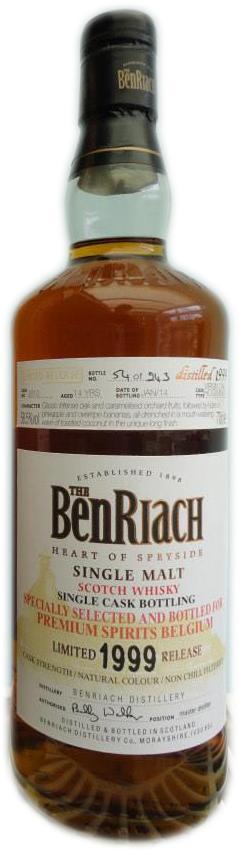 BenRiach 1999 Single Cask Bottling