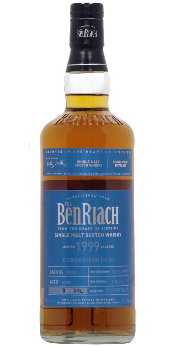 BenRiach 1999 Single Cask Bottling - Batch 13