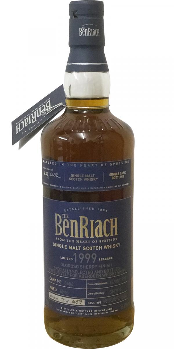 BenRiach 1999 Single Cask Bottling