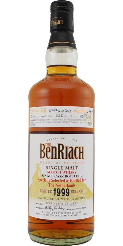 BenRiach 1999 Single Cask Bottling