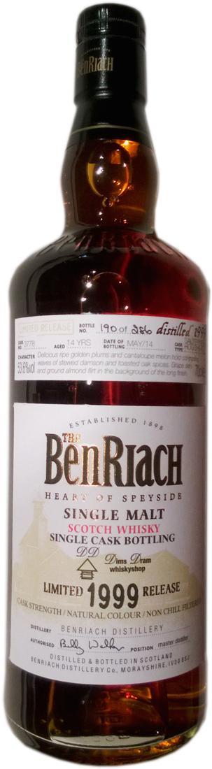 BenRiach 1999 Single Cask Bottling
