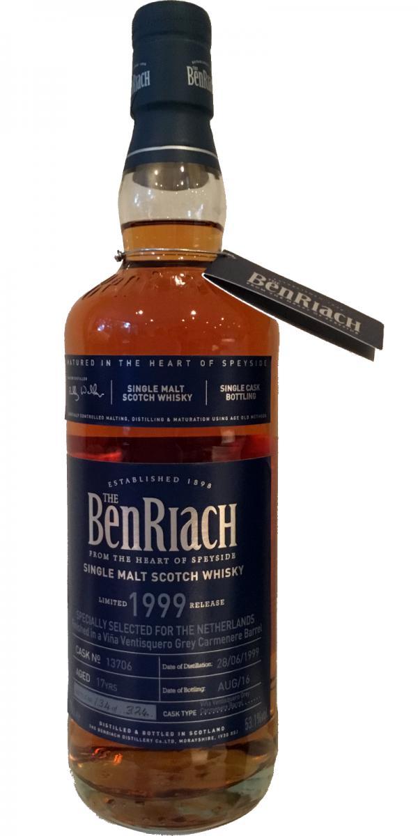 BenRiach 1999 Single Cask Bottling