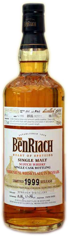 BenRiach 1999 Single Cask Bottling