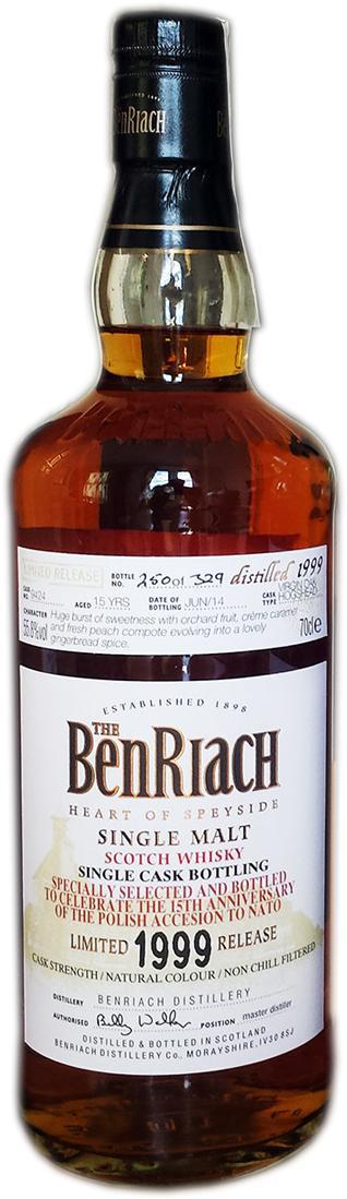 BenRiach 1999 Single Cask Bottling