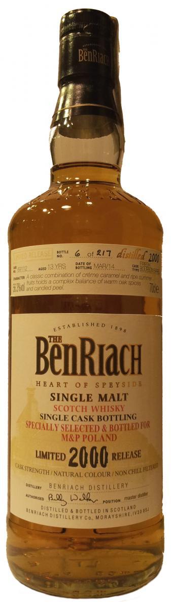 BenRiach 2000 Single Cask Bottling