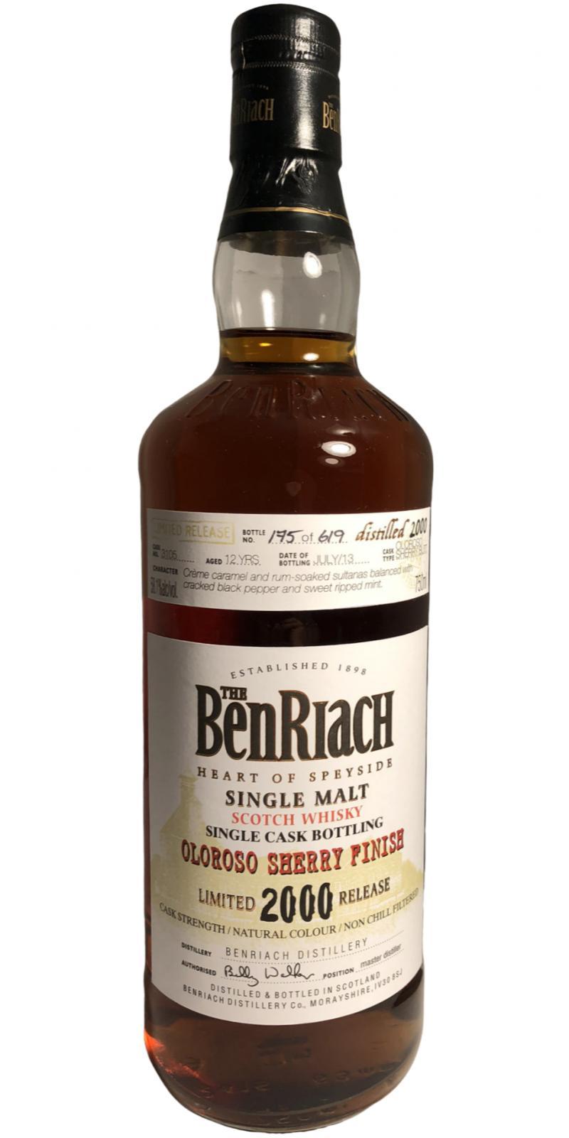 BenRiach 2000 Sherry - Limited Release 2000