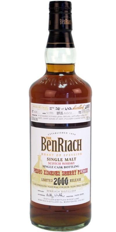 BenRiach 2000 Single Cask Bottling