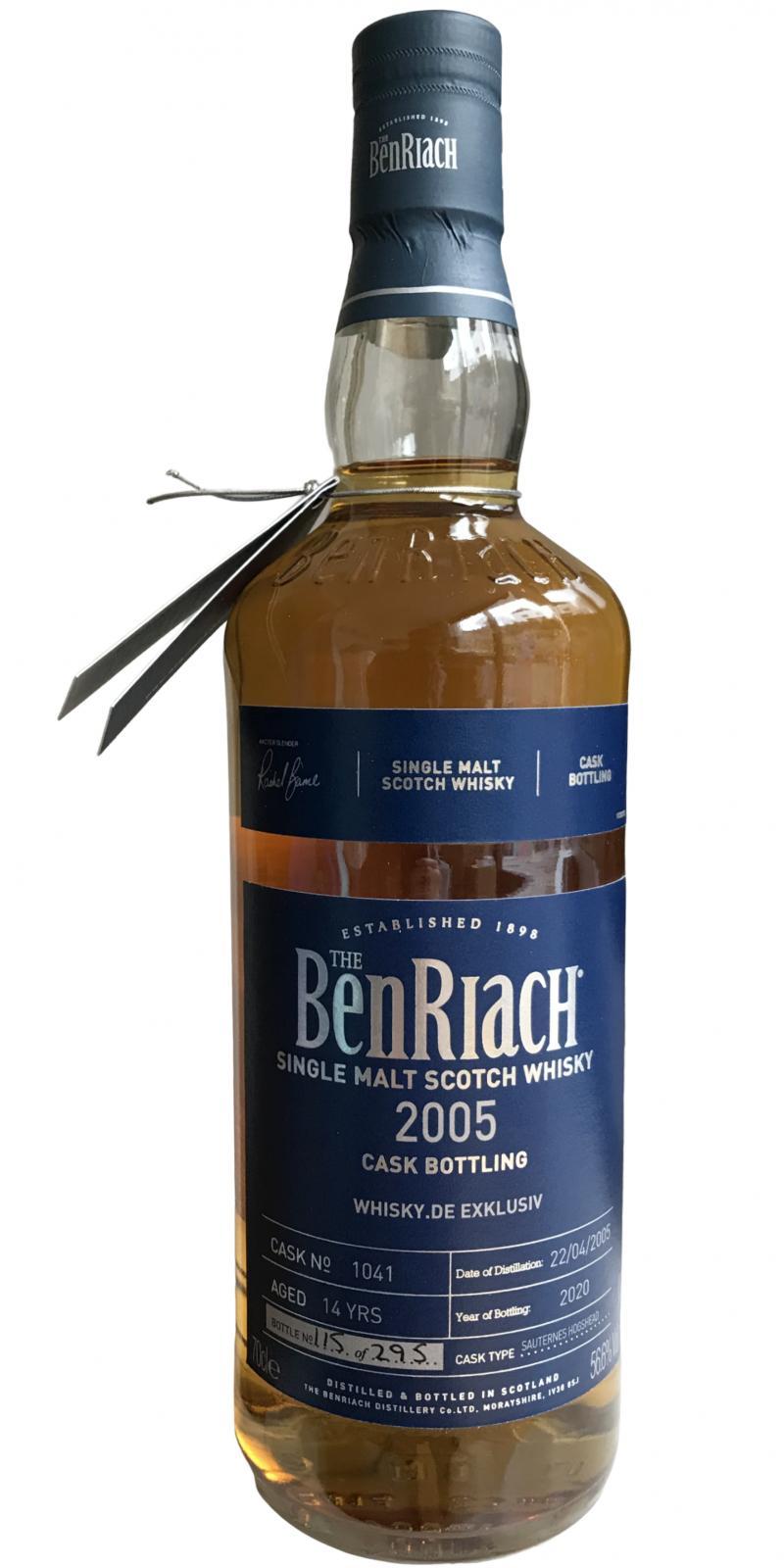 BenRiach 2005 Cask Bottling