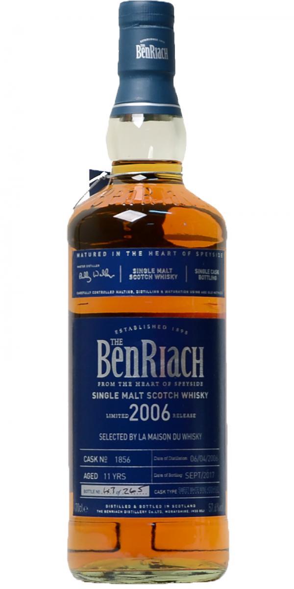 BenRiach 2006 Single Cask Bottling