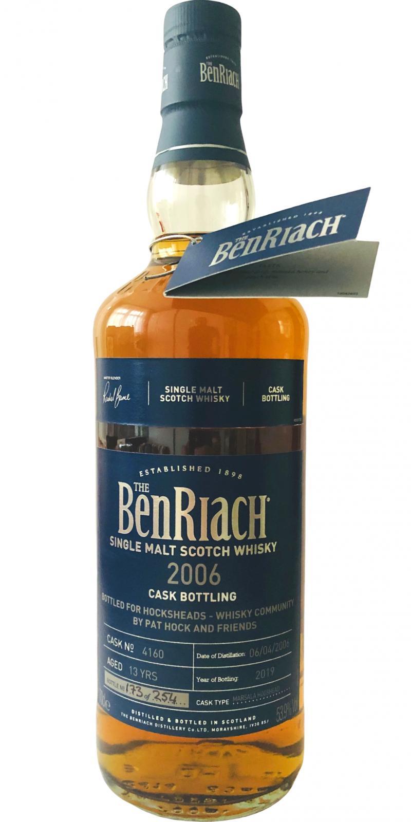 BenRiach 2006 Single Cask Bottling