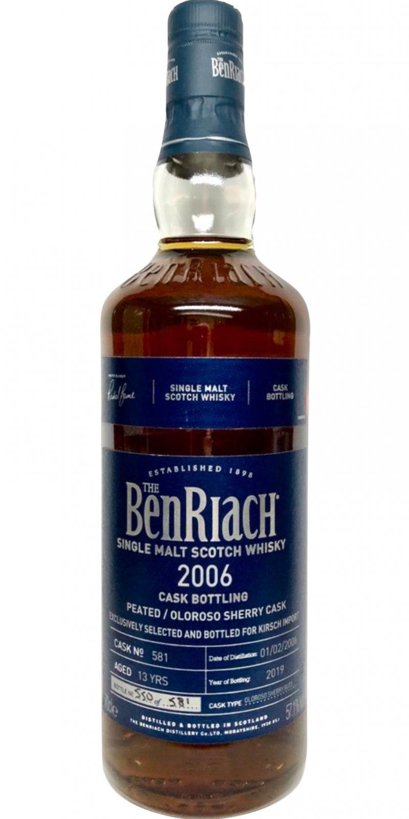 BenRiach 2006 Single Cask