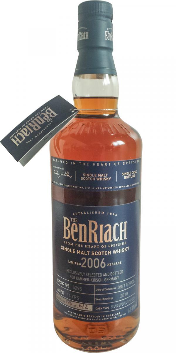 BenRiach 2006 Single Cask Bottling