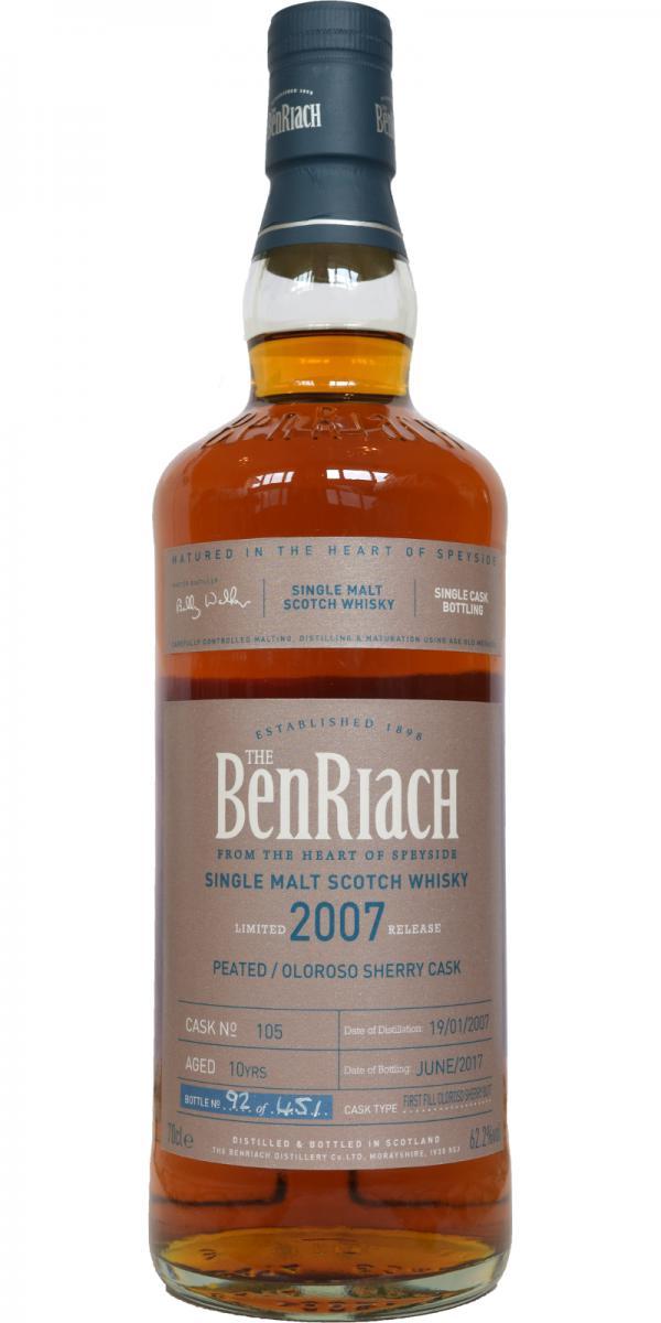 BenRiach 2007 Single Cask Bottling - Batch 14