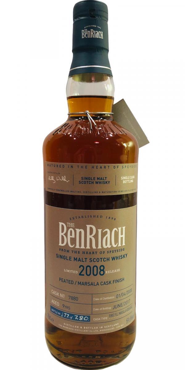 BenRiach 2008 Single Cask Bottling - Batch 14
