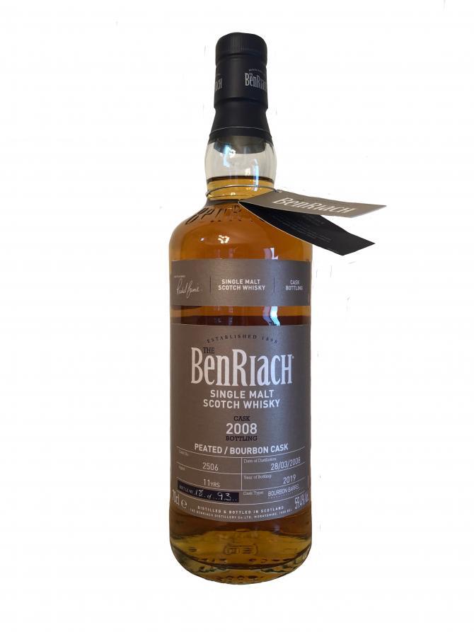 BenRiach 2008 Single Cask Bottling - Batch 16