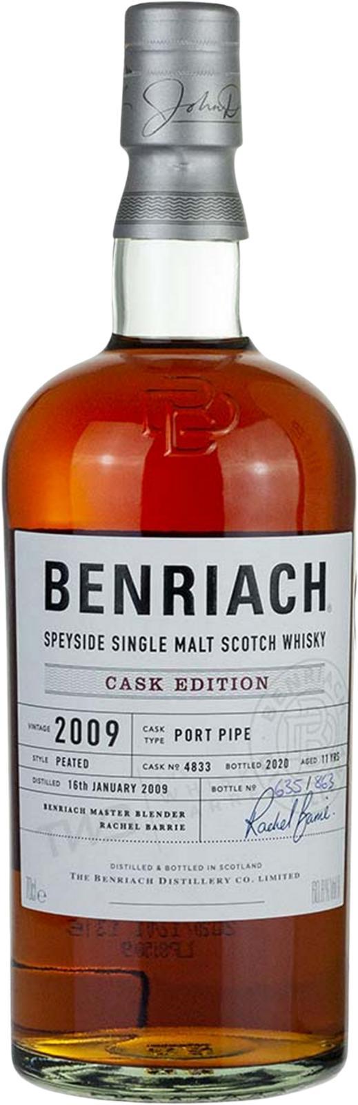BenRiach 2009 Cask Edition - Peated
