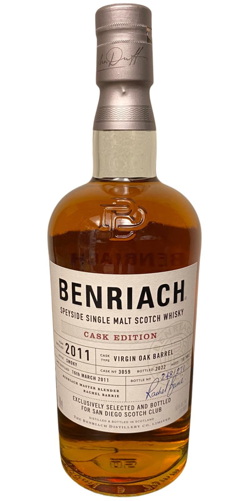 BenRiach 2011 Cask Edition
