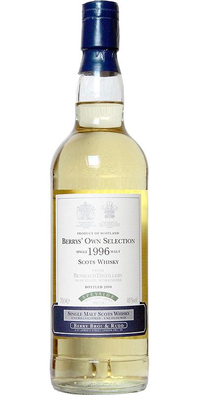 BenRiach 1996 BR Berrys' Own Selection
