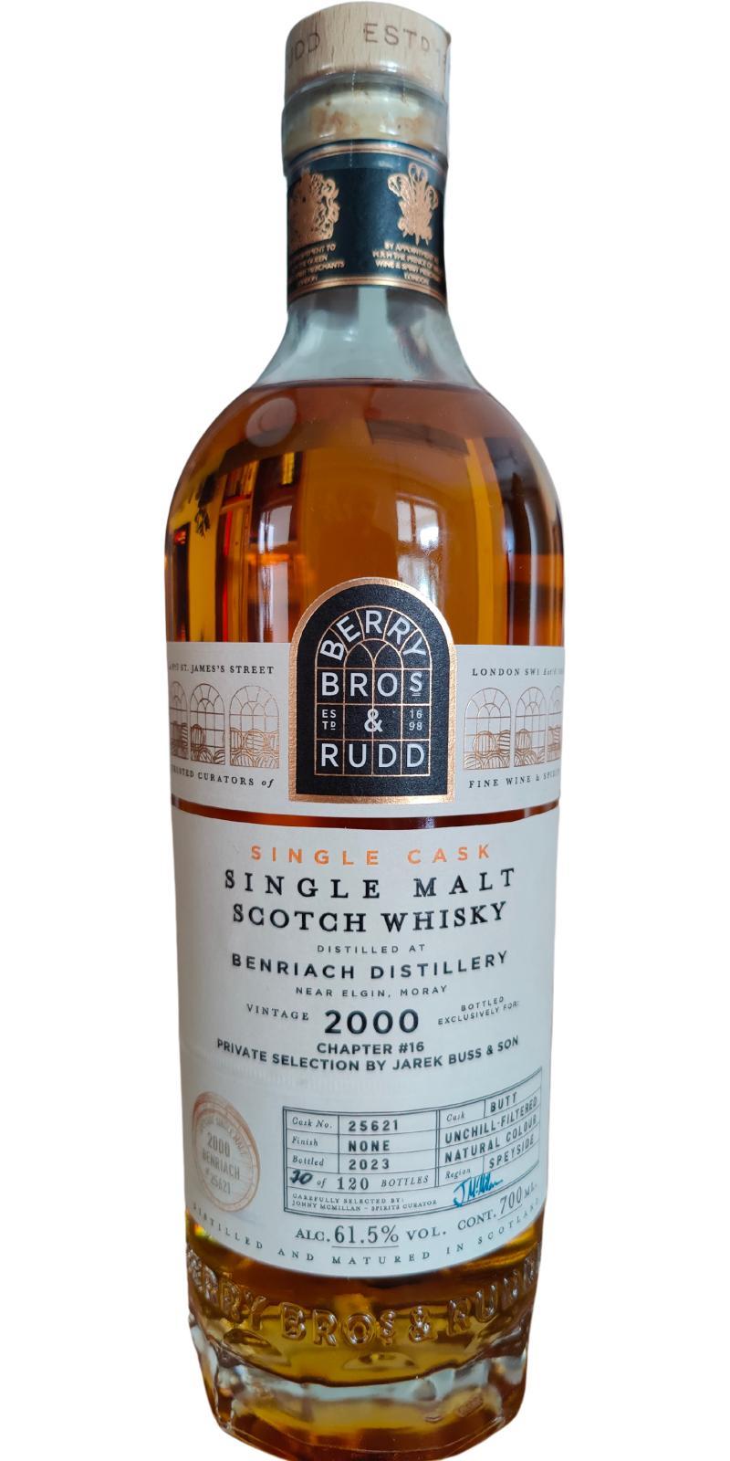 BenRiach 2000 BR Single Cask