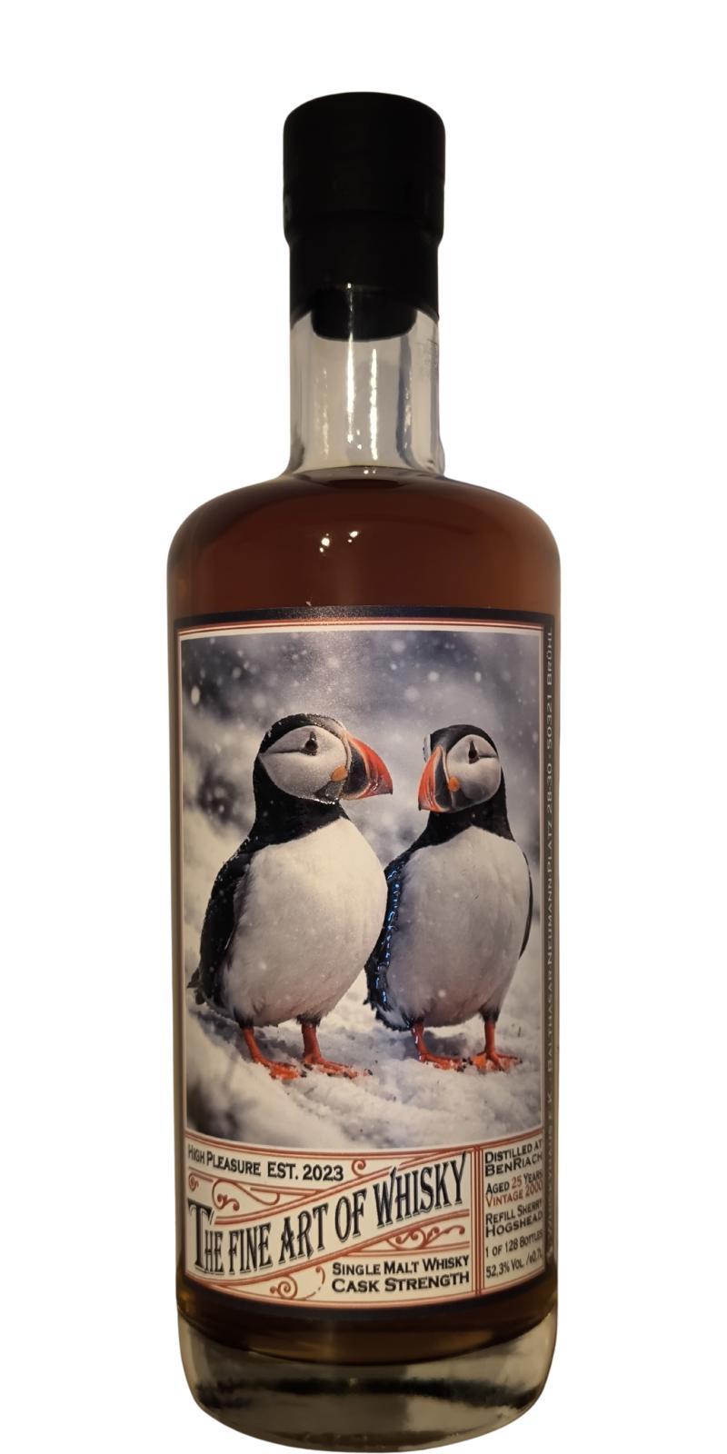 BenRiach 25-year-old BW The Fine Art of Whisky