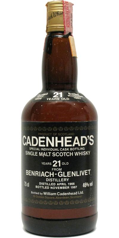 BenRiach 1966 CA Dumpy Bottle
