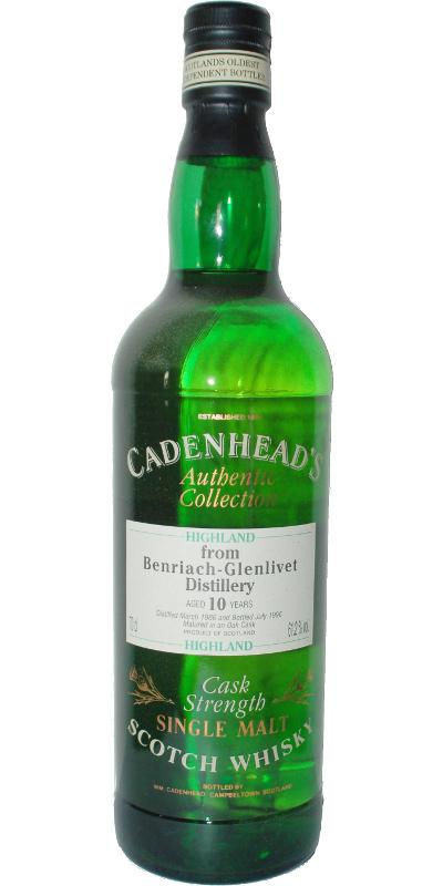 BenRiach 1986 CA Authentic Collection