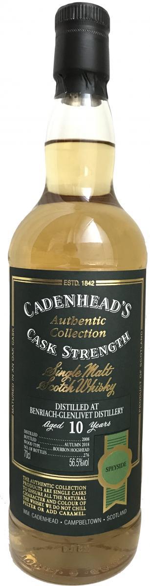 BenRiach 2008 CA Authentic Collection