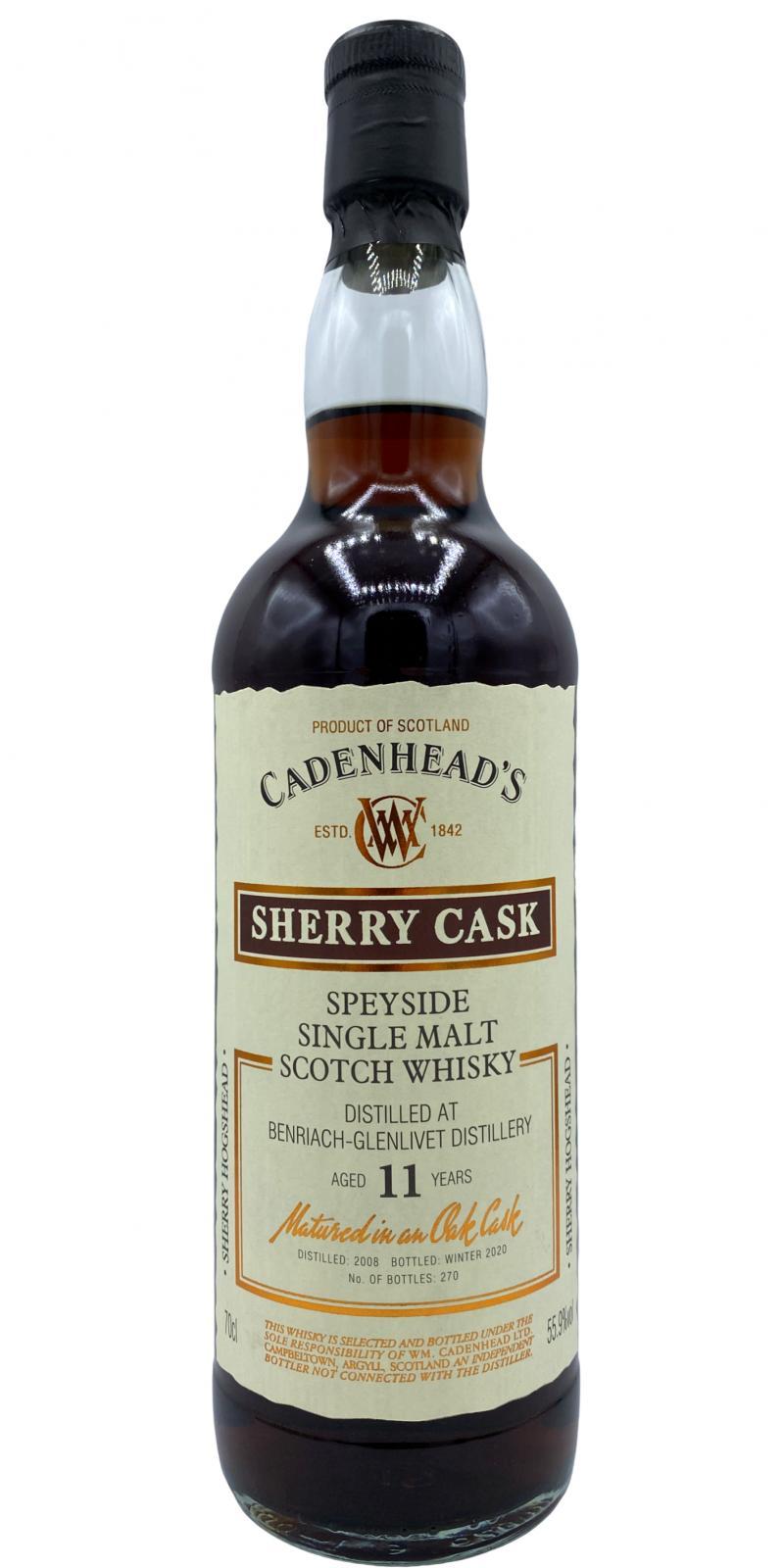 BenRiach 2008 CA Wood Range - Sherry Cask