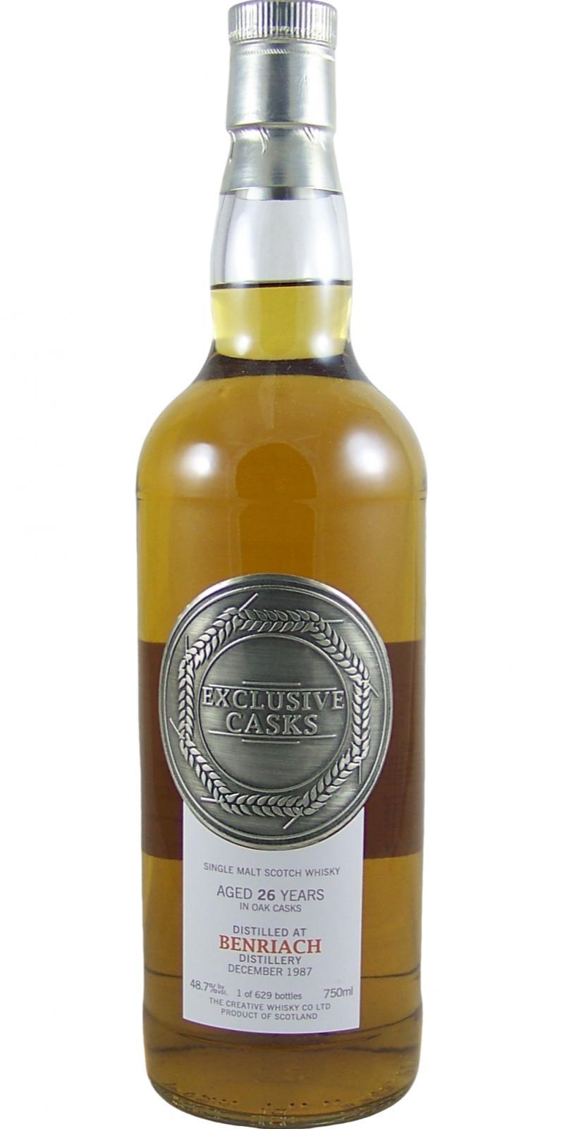 BenRiach 1987 CWC Exclusive Casks