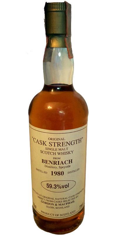 BenRiach 1980 GM Cask Strength