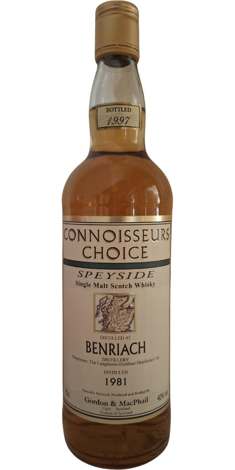 BenRiach 1981 GM Spirit of Scotland