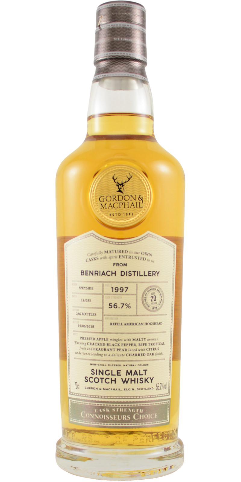 BenRiach 1997 GM Connoisseurs Choice - Cask Strength