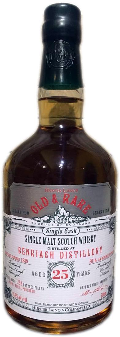 BenRiach 1989 HL Old & Rare - A Platinum Selection