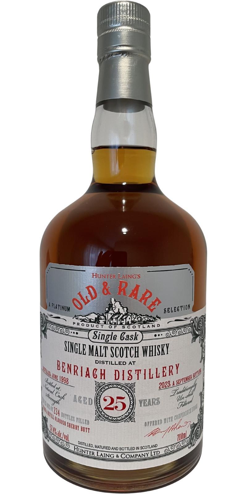 BenRiach 1998 HL Old & Rare - A Platinum Selection